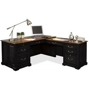 Riverside Furniture Bridgeport  L Computer Workstation